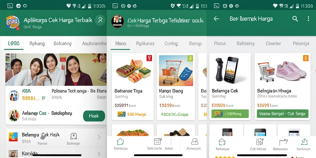 Tampilan antarmuka aplikasi Cek Harga 898A yang mudah digunakan.