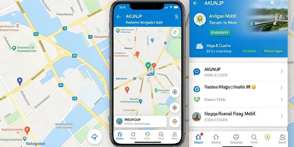 Antarmuka AKUNJP menampilkan petunjuk navigasi yang jelas dan mudah dimengerti.