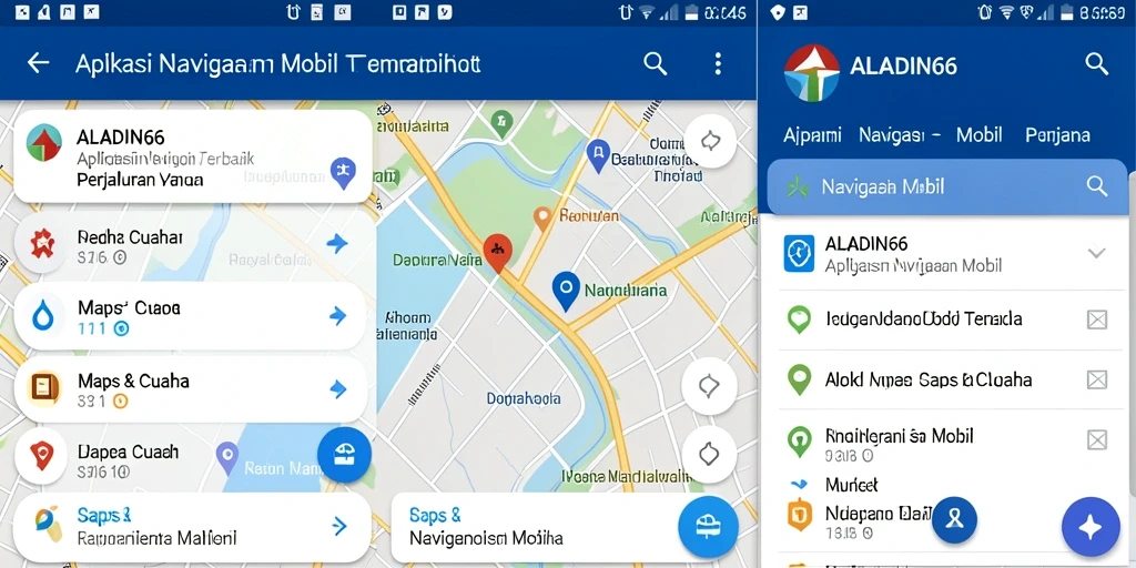 Antarmuka pengguna ALADIN66 yang intuitif dan informatif.