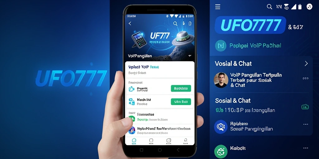 Tampilan antarmuka UFO777 dengan fitur VoIP Panggilan yang menarik.