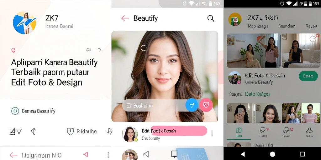 Antarmuka ZK7 yang menarik untuk editing foto.