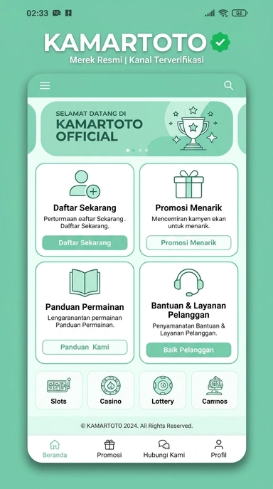 Kanal Resmi untuk Aplikasi Kamartoto di Android